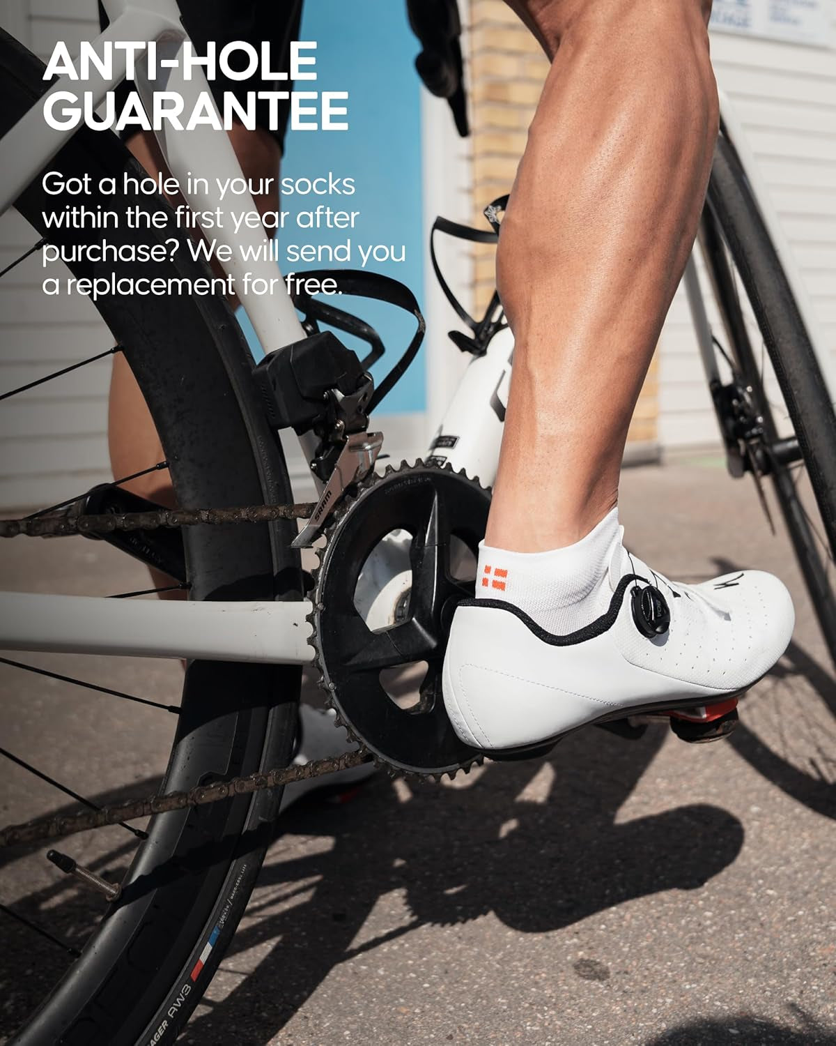 Cycling Socks, Low-Cut, Breathable for Men & Women, Unisex, 3-Pack