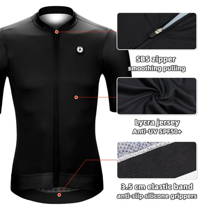 Cycling Jersey SPF 50 Anti-Uv Training Level Slim Fit Small Size Men Women Man Cycling Maillot Bike Jersey Cycling Shirt