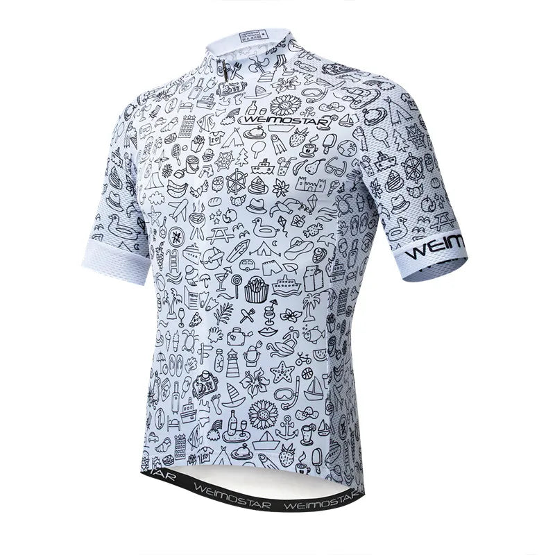 Top Green Cycling Jersey Funny Men'S Cookie Bicycle Cycling Clothing Maillot Ciclismo Breathable MTB Bike Jersey Shirt