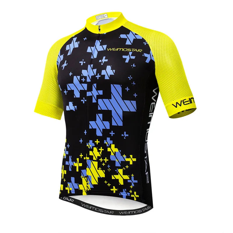 Top Green Cycling Jersey Funny Men'S Cookie Bicycle Cycling Clothing Maillot Ciclismo Breathable MTB Bike Jersey Shirt