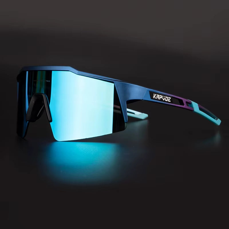 Kapove Cycling Glasses UV400 MTB Cycling Glasses Unisex Cycling Running Fishing Sports Sunglasses Polarized Cycling Sunglasses