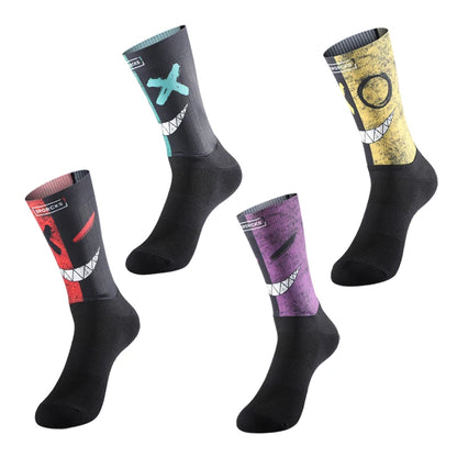 Demon Cycling Socks Men Sports Socks Riding Cycling MTB Cycling Socks Cycling Breaking Wind Socks Sports Sock Hiking Man Women