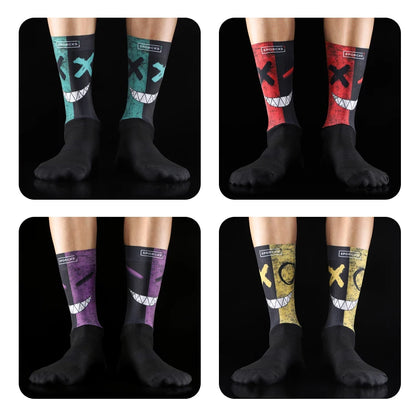 Demon Cycling Socks Men Sports Socks Riding Cycling MTB Cycling Socks Cycling Breaking Wind Socks Sports Sock Hiking Man Women