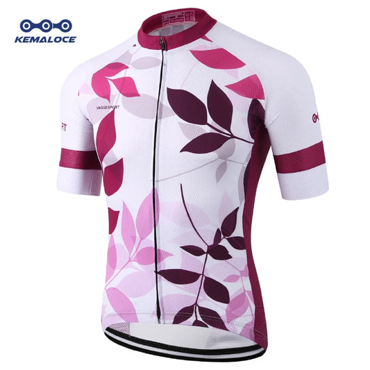 Women Cycling Jersey Eco-Friendly Special Pink Bicycle Wear Sport Lady Purple Bike Shirts Outdoor Female Girl Apparel