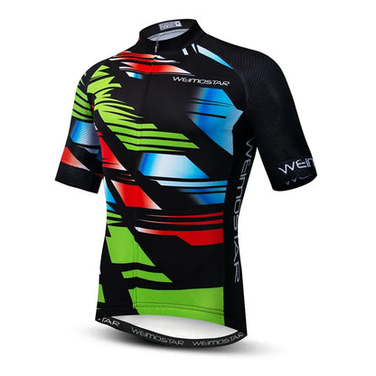 Top Green Cycling Jersey Funny Men'S Cookie Bicycle Cycling Clothing Maillot Ciclismo Breathable MTB Bike Jersey Shirt