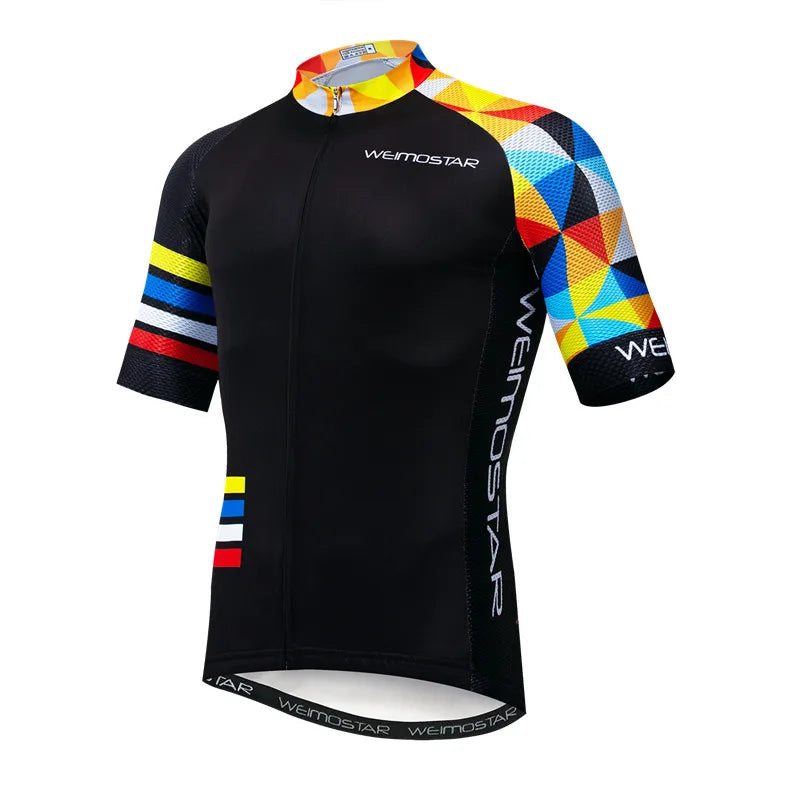 Top Green Cycling Jersey Funny Men'S Cookie Bicycle Cycling Clothing Maillot Ciclismo Breathable MTB Bike Jersey Shirt