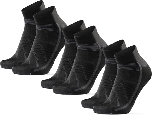 Cycling Socks, Low-Cut, Breathable for Men & Women, Unisex, 3-Pack